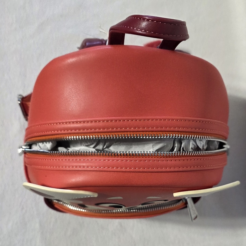 NWT Disney Pixar Turning Red Mei Figural Loungefly Mini Backpack - Picture 8 of 9